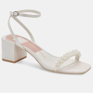 NWT Dolce Vita Vanilla Pearls Zalima Heels